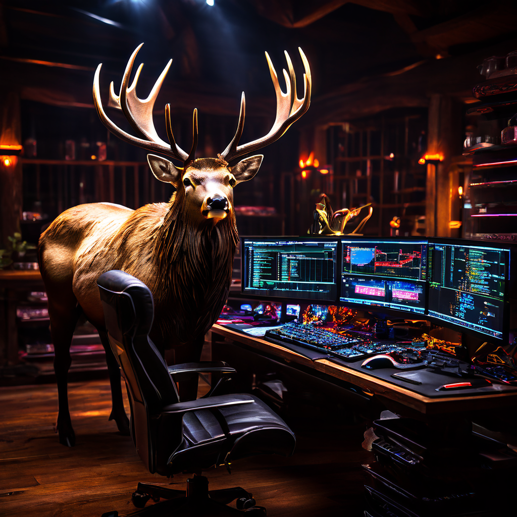 ELK 스택이 게임 플랫폼의 복잡한 로그를 분석해 체계적인 대시보드로 시각화하는 과정을 보여주는 이미지.