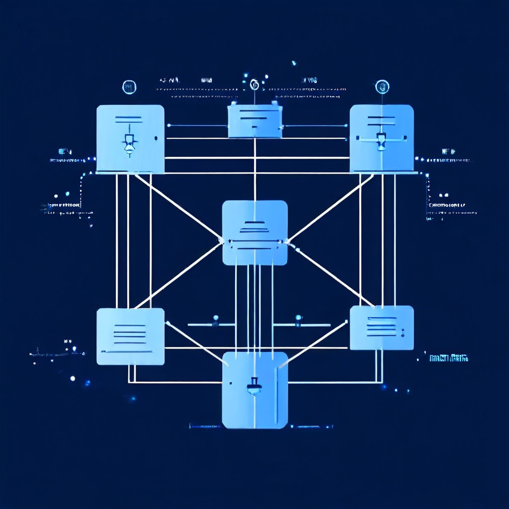 로드 밸런서가 네트워크 트래픽을 여러 서버로 분산하는 아키텍처를 보여주는 이미지.