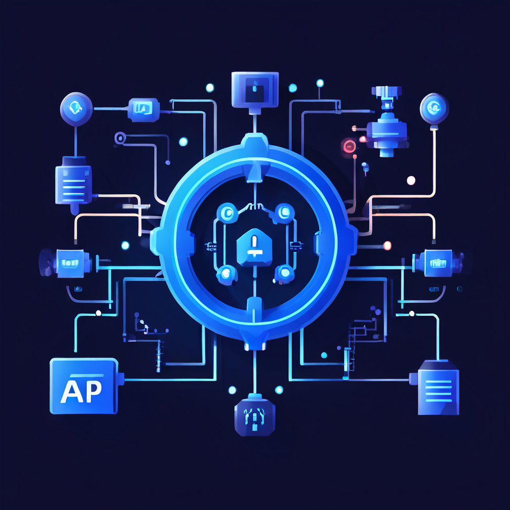 밸브 기호를 통해 쓰로틀링 기능을 시각적으로 표현한 API 게이트웨이 아키텍처 다이어그램으로, 유입되는 요청 흐름을 제어하여 백엔드 마이크로서비스를 안정적으로 보호하는 기술 원리를 설명하는 그림입니다.