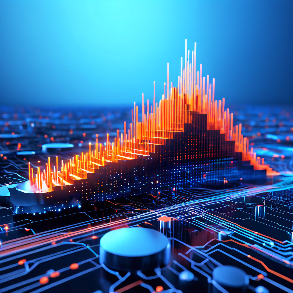 서버리스 아키텍처가 갑작스러운 트래픽 급증을 자동 확장 기능으로 흡수하는 과정을 보여주는 그래프.