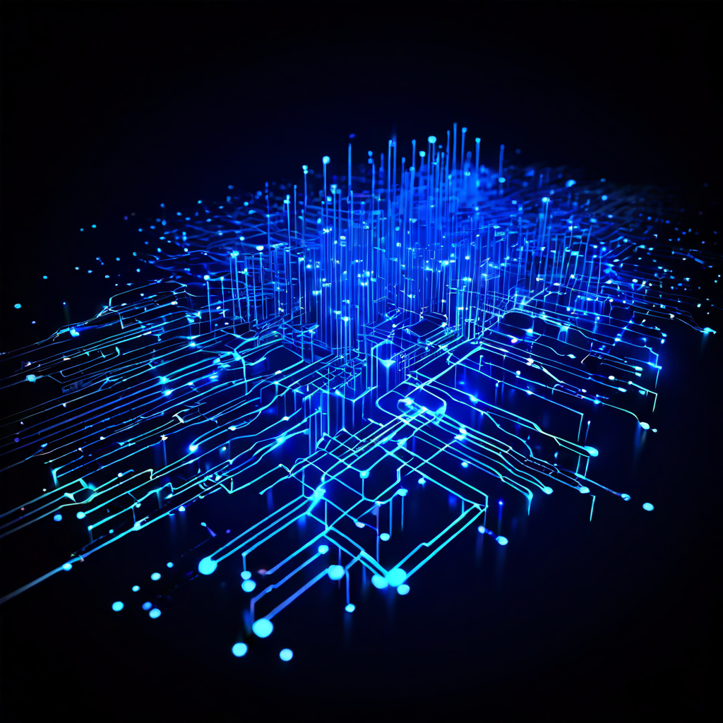 데이터베이스 샤딩으로 대량의 트랜잭션을 분산 처리하여 확장성을 확보하는 원리를 보여주는 이미지.