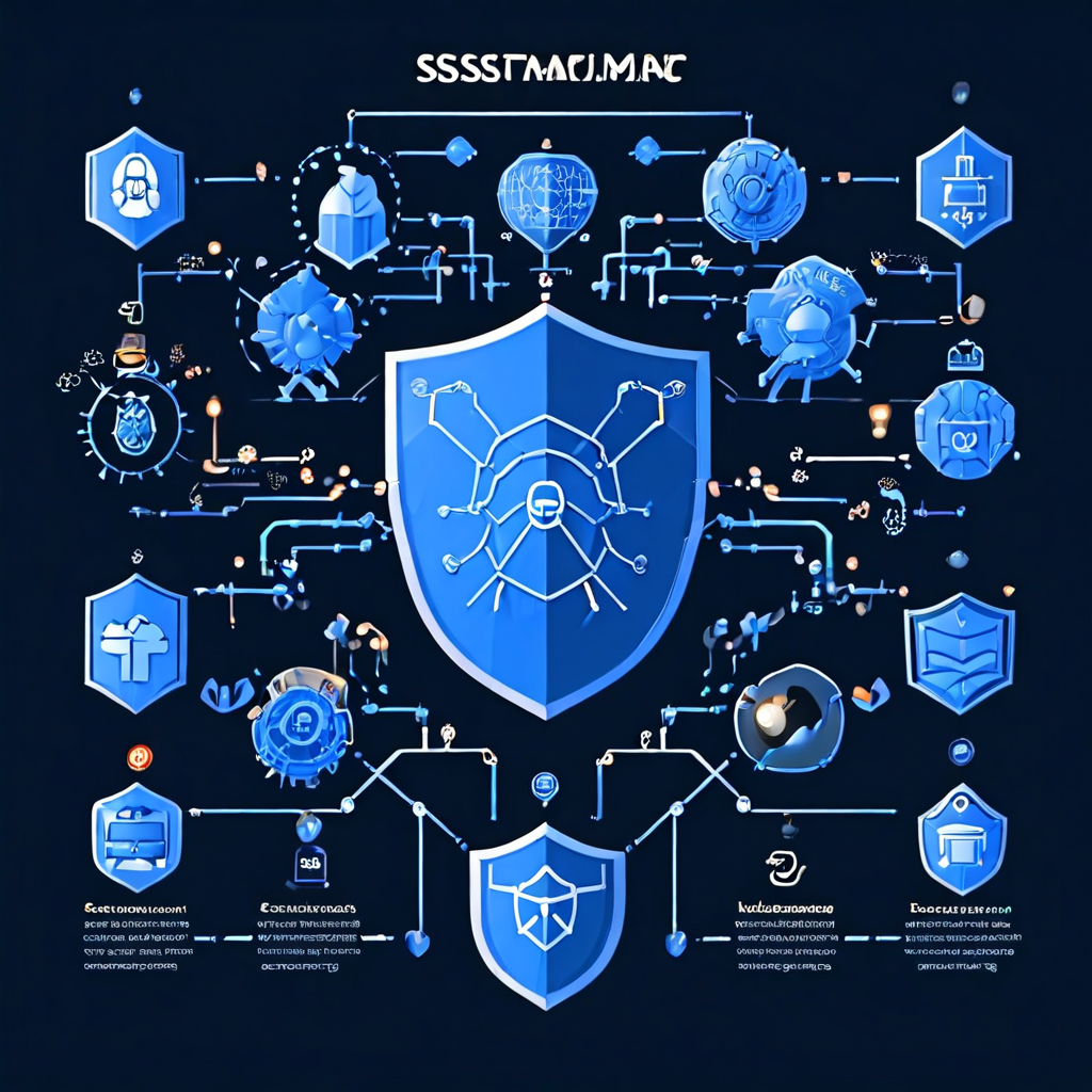 정보보호 관리체계(ISMS) 수립 절차를 체계적인 순서도로 설명하는 이미지.