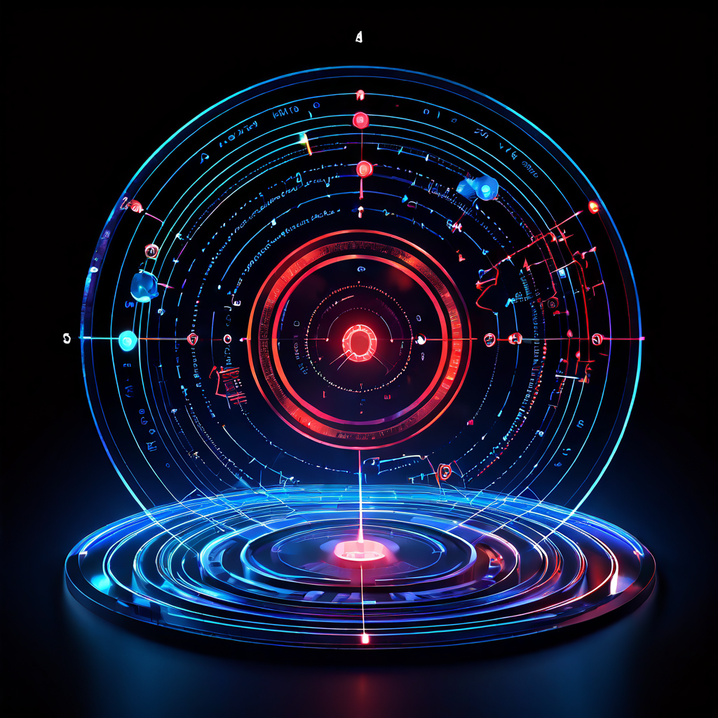 데이터 정확도에 영향을 미치는 다양한 변수들을 분석하고, 최적의 경로를 따라 목표 지점인 과녁의 정중앙에 도달하는 전략적 과정을 보여주는 이미지.