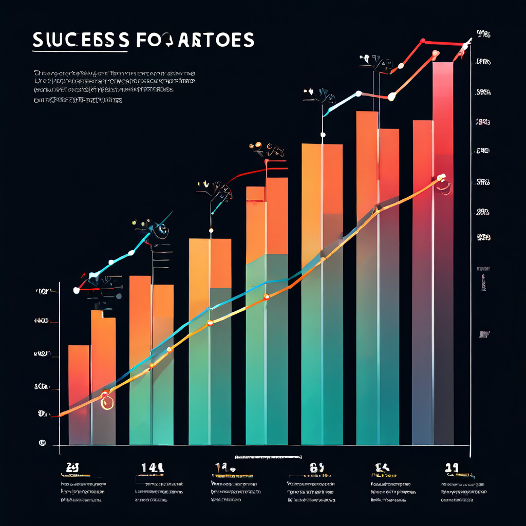 지난해 진행한 시즌 프로모션 데이터 분석 결과를 보여주는 인포그래픽으로, 성공과 실패를 나타내는 저울이 성공 쪽으로 기울어져 긍정적 성과를 설명하는 이미지.