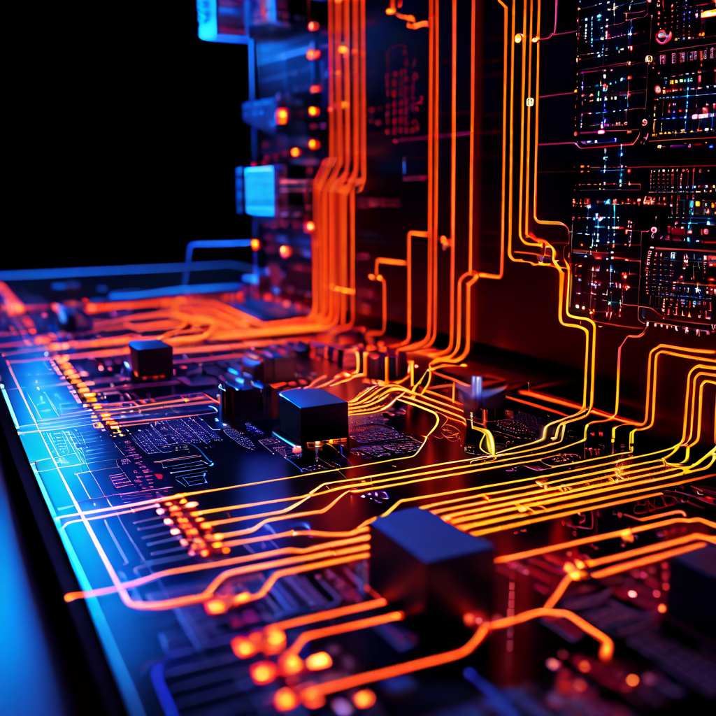 디지털 인터페이스에 구현된 조합 논리 회로의 데이터 흐름과 신호 처리 과정을 체계적으로 분석하는 상세한 회로도를 보여주는 이미지.