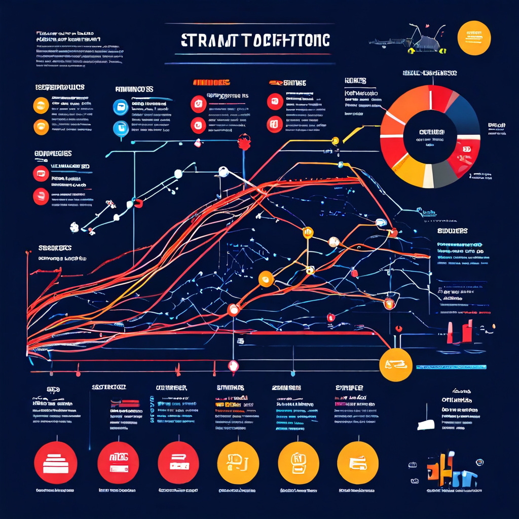 스포츠 카테고리가 분기된 데이터 스트림으로 흘러가 그래프와 차트로 구성된 현대적 대시보드에 시각화되는 데이터 기반 디자인 프로세스를 설명하는 플로우차트입니다.