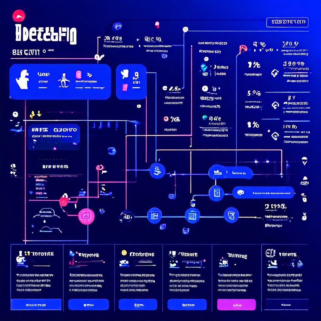 소셜 미디어 앱 내에서 베팅 버튼을 중심으로 사용자 상호작용 흐름과 배당금 분배 과정을 설명하는 상세한 아키텍처 다이어그램입니다.
