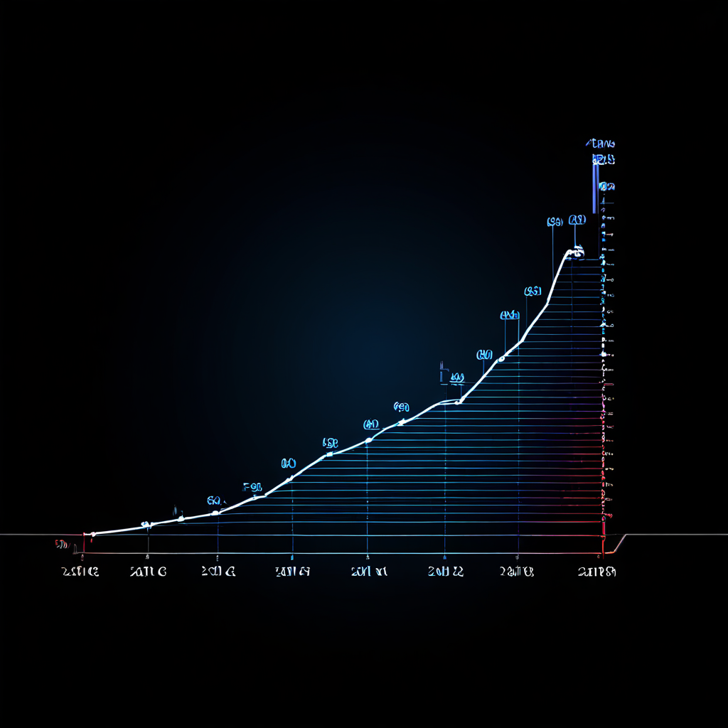위험에서 비용으로 하향 추세를 보이는 주요 그래프 선과, 그 아래 그림자처럼 따라가며 총소유비용(TCO)의 감소를 나타내는 보조 선이 그려진 전략적 비용 분석 차트