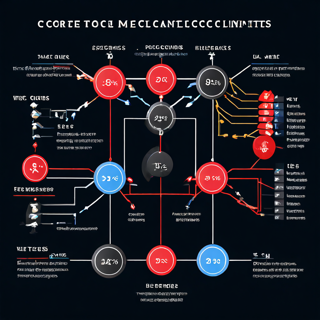 연계 배팅의 핵심 원리를 시각화한 플로우차트로, 각각 연결된 배당률이 개별 베터 결과에 따라 어떻게 동적으로 재계산되는지 단계별로 설명하는 다중 배팅 안내 도식입니다.