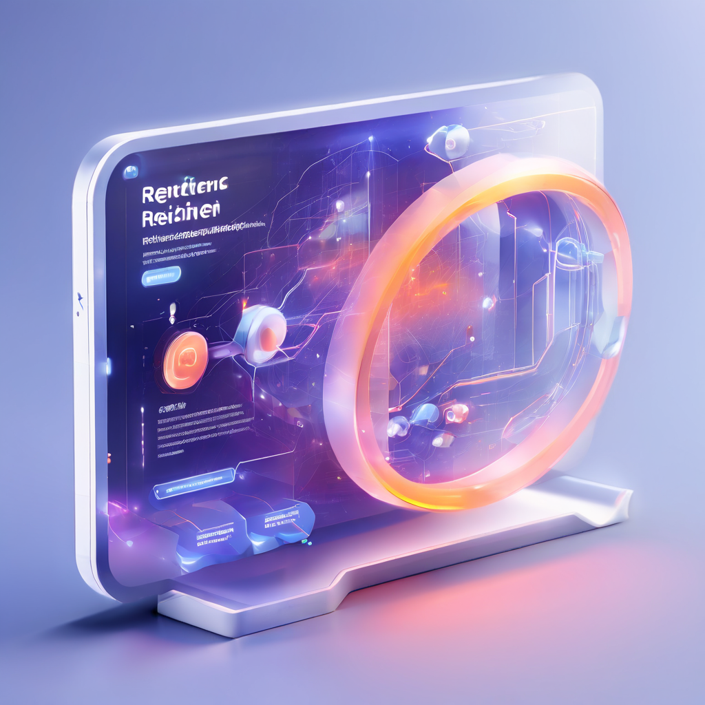 A side-angle operator monitors abstract light panels showing mismatched search path data flows in a secure futuristic digital...